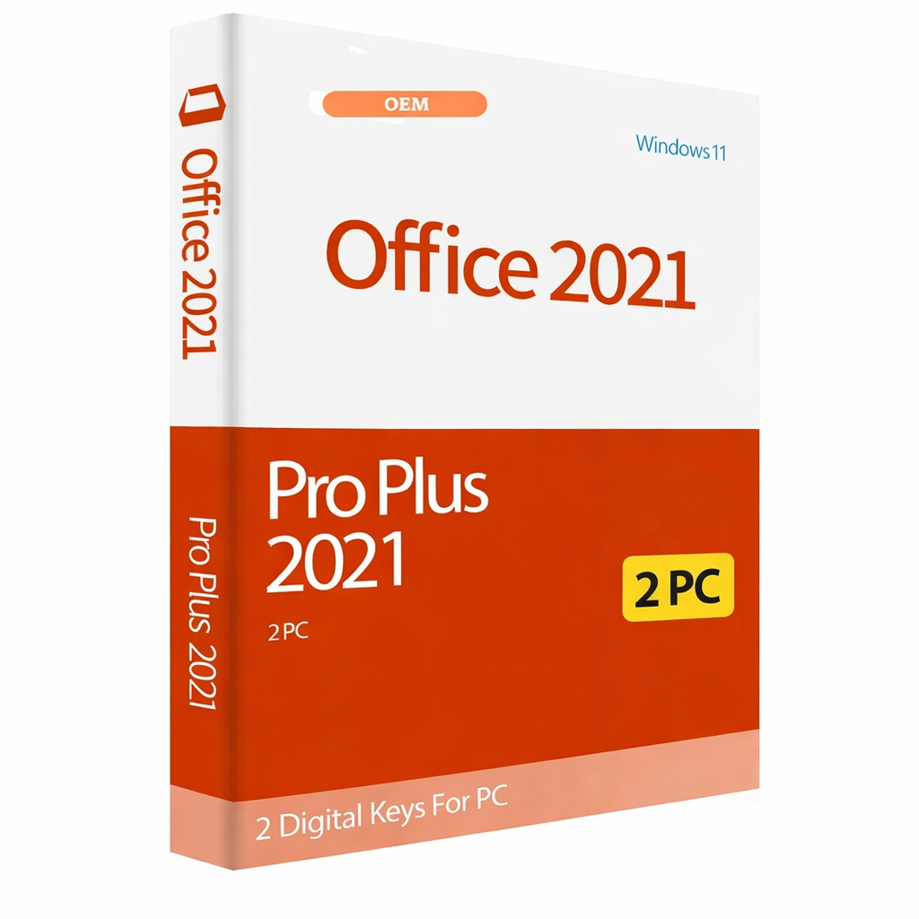 אופיס 2021 פרו פלוס התקנה חד פעמית ל-2 מחשבים | Office 2021 Professional Plus